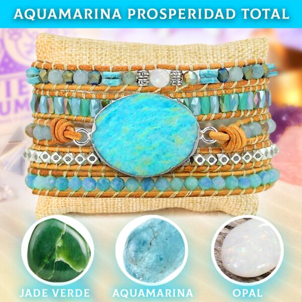 Brazalete Amazonita Prosperidad Total