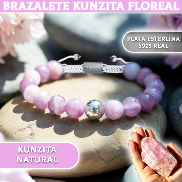 Brazalete Kunzita Floreal