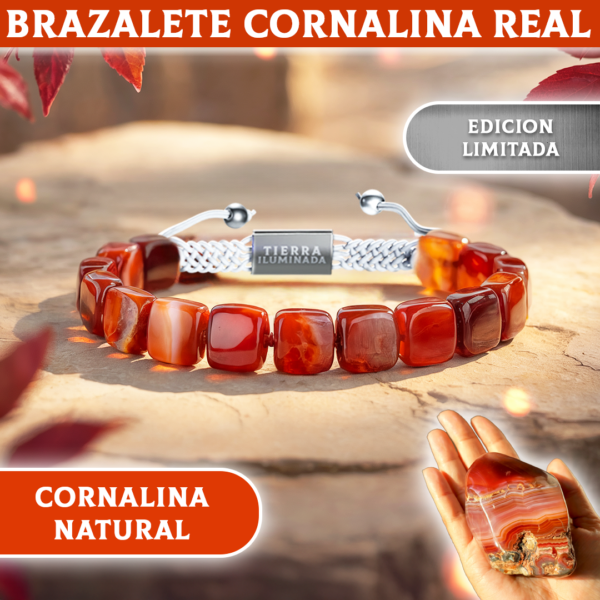 Brazalete Cornalina Real