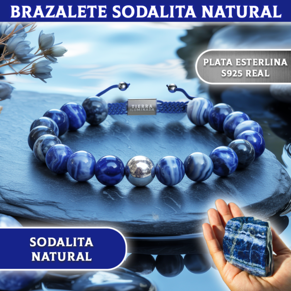 Brazalete Sodalita Natural
